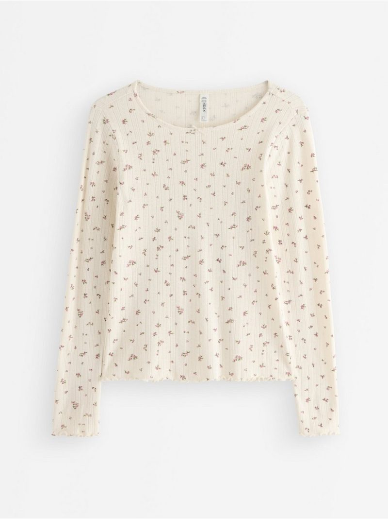 Pyjama top in pointelle - 3011472-7159