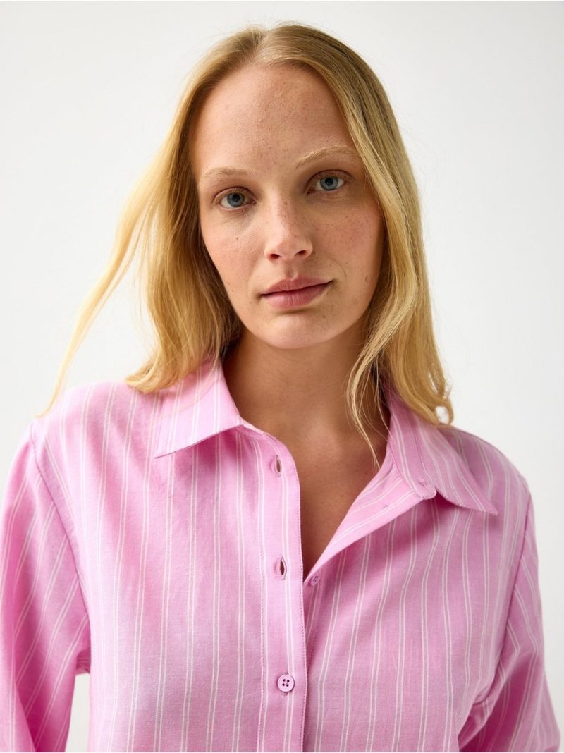 Pyjama shirt in cotton - 3011480-4469