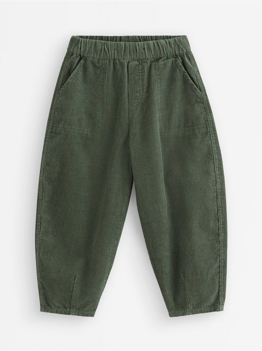 Loose fit trousers in corduroy - 3011637-7934