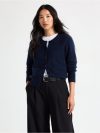 Fine-knit cardigan in wool blend - 3011664-2150