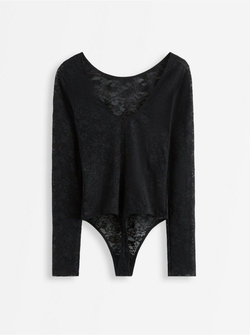 Long sleeved body in lace - 3011715-80