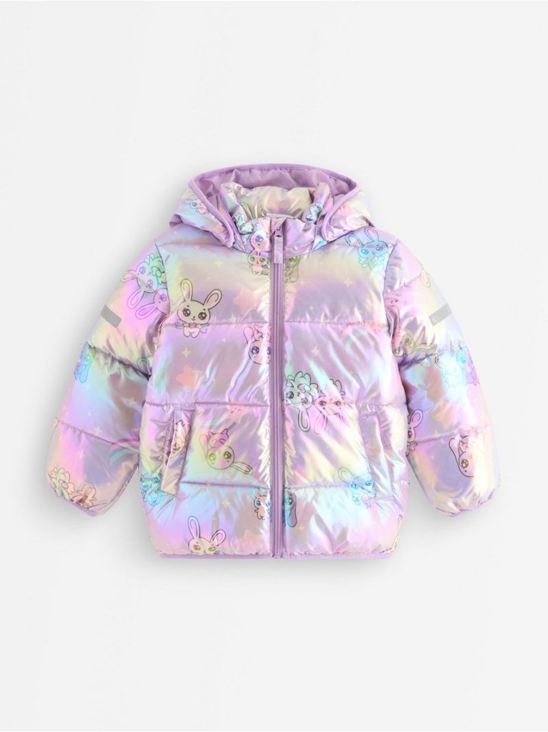 Puffer jacket with detachable hood - 3011785-4813