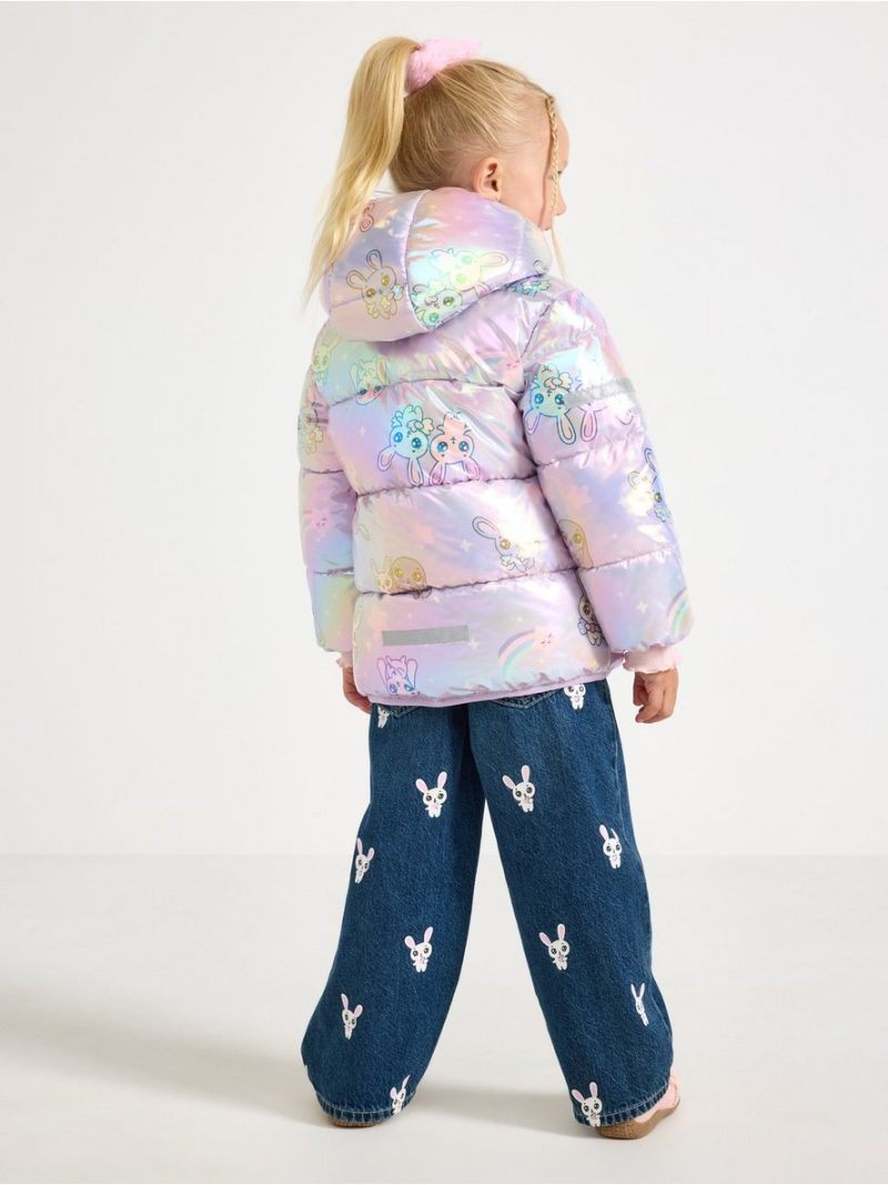Puffer jacket with detachable hood - 3011785-4813