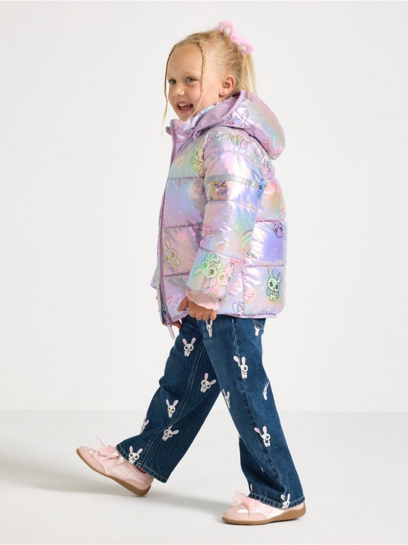 Puffer jacket with detachable hood - 3011785-4813