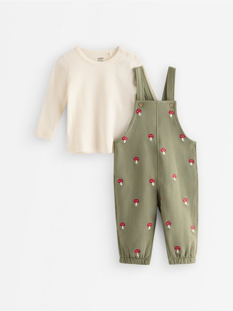 Set with top and dungarees - 3011895-9300