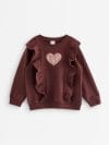 Sweatshirt with brushed inside - 3011955-9498