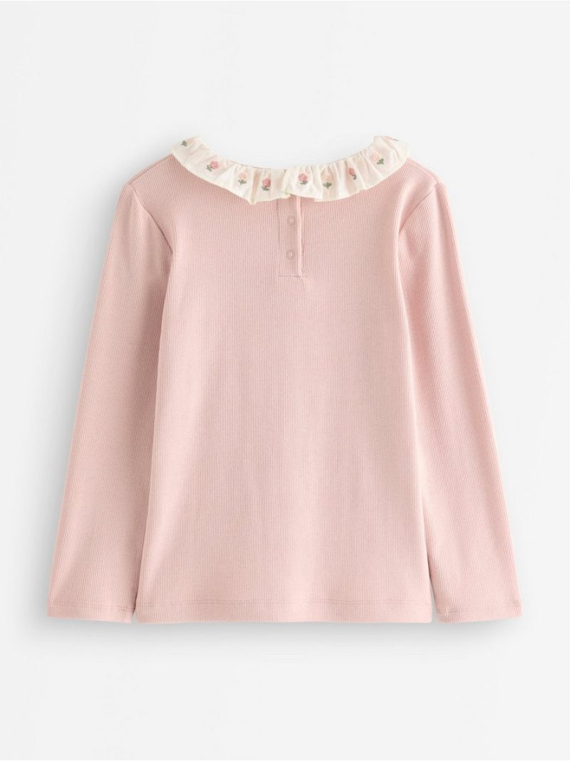 Long-sleeved top with collar - 3011959-6928