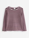 Ribbed long-sleeved top - 3012022-8121