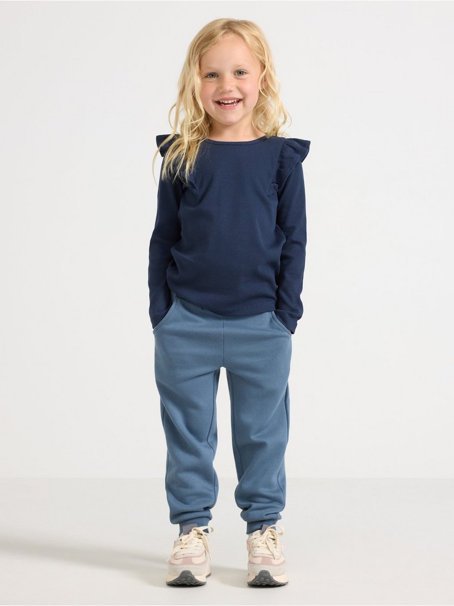 Joggers with brushed inside - 3012080-4146
