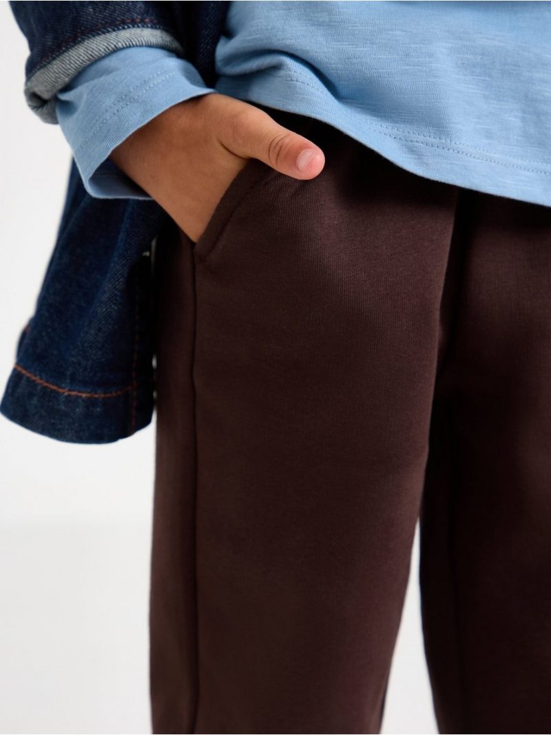 Joggers with brushed inside - 3012080-6995