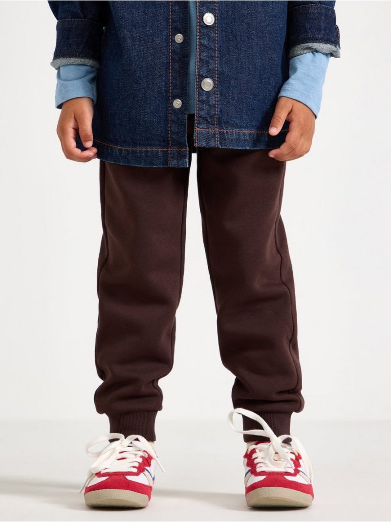 Joggers with brushed inside - 3012080-6995