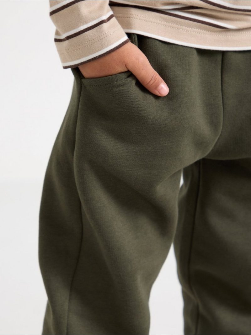 Joggers with brushed inside - 3012080-8611