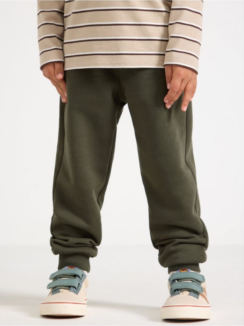 Joggers with brushed inside - 3012080-8611