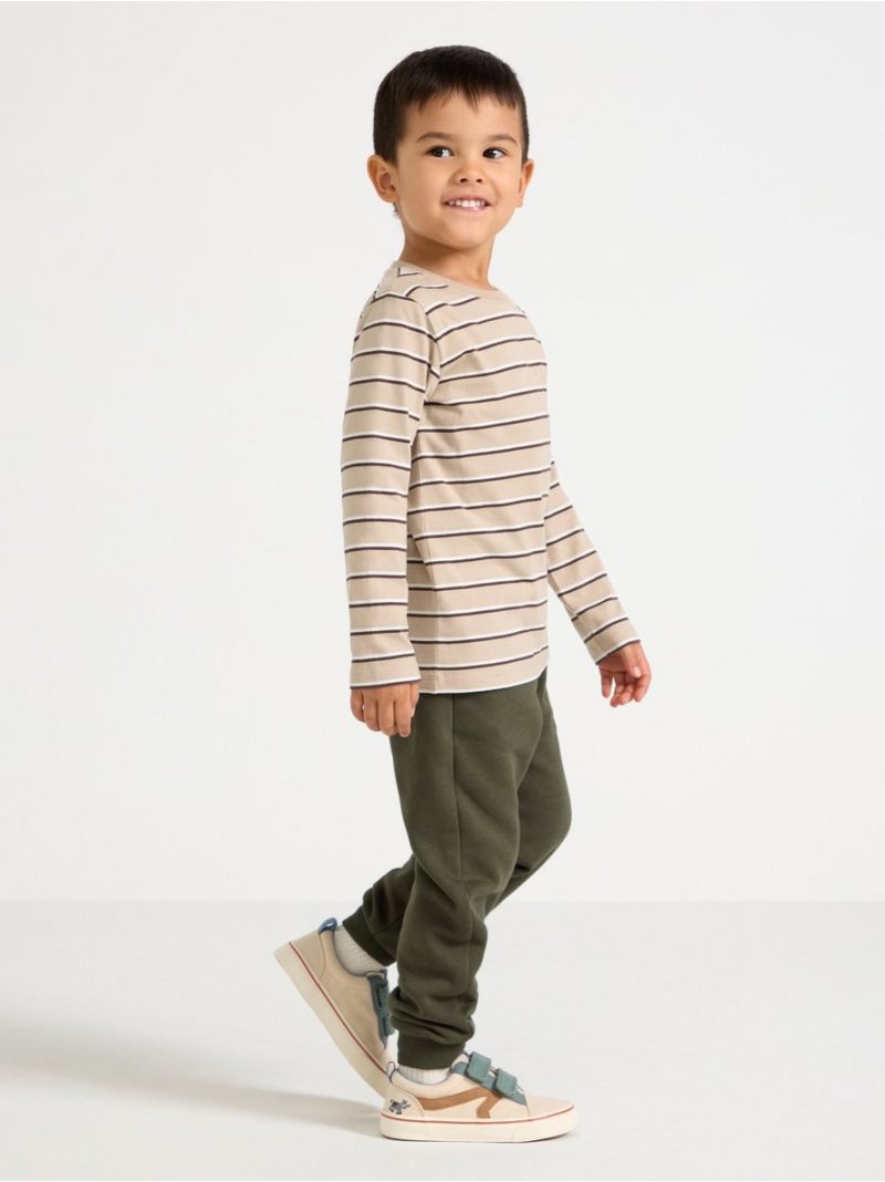 Joggers with brushed inside - 3012080-8611