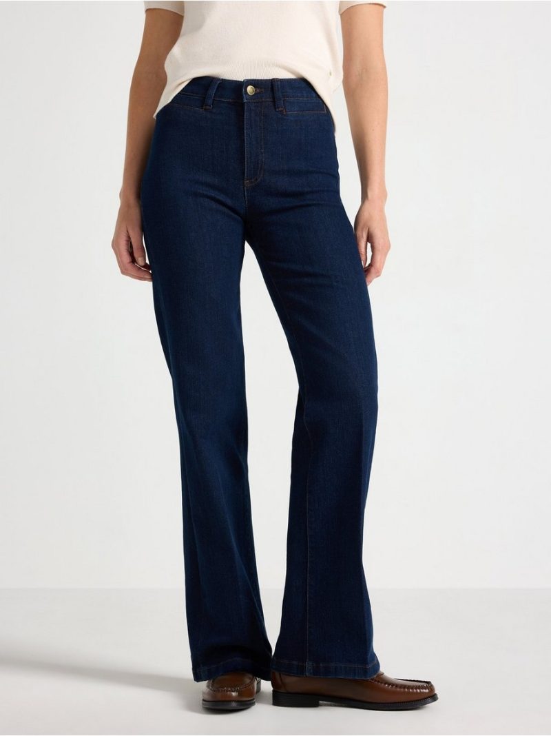 Wide jeans with high waist - 3012133-822