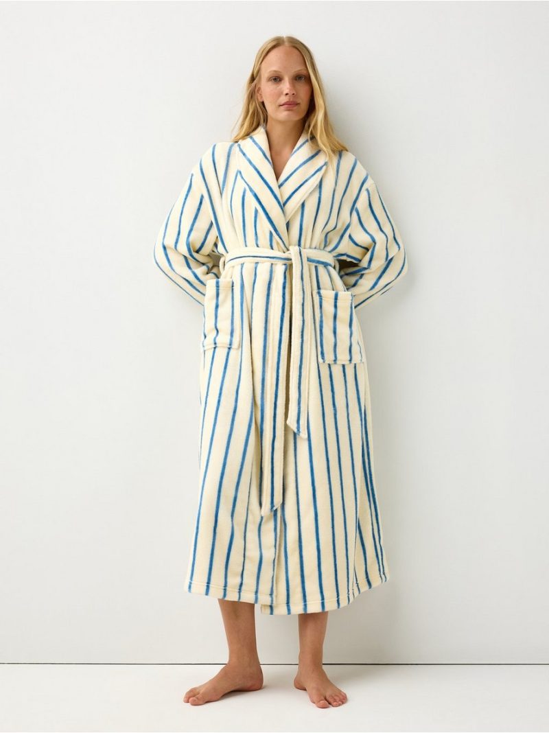 Fleece robe - 3012155-9882