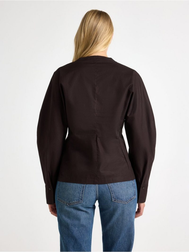 V-neck blouse - 3012208-8117