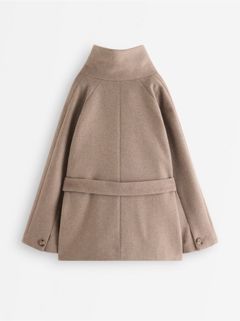 Oversized jacket in wool blend - 3012222-374