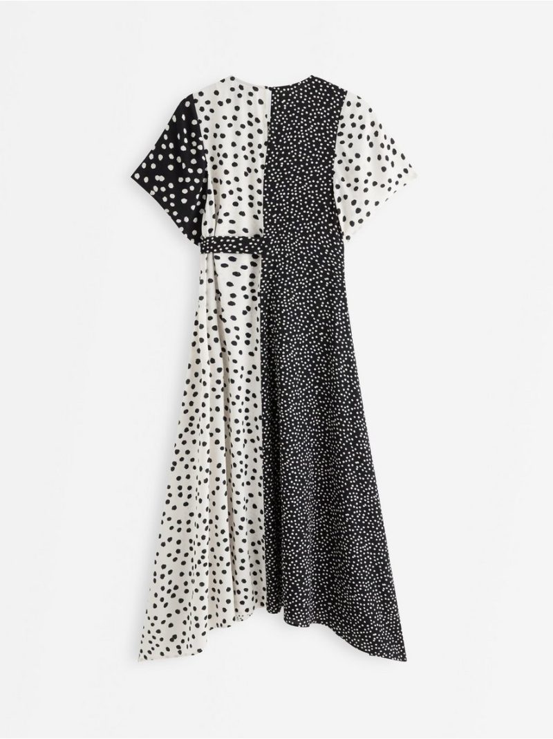 Short-sleeved midi dress - 3012303-80