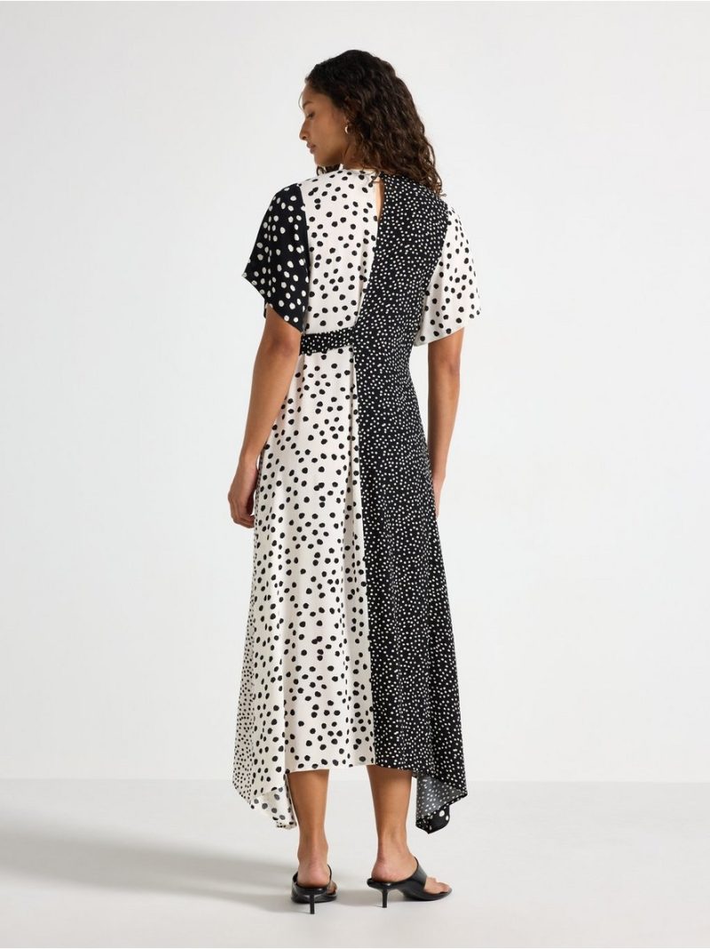 Short-sleeved midi dress - 3012303-80