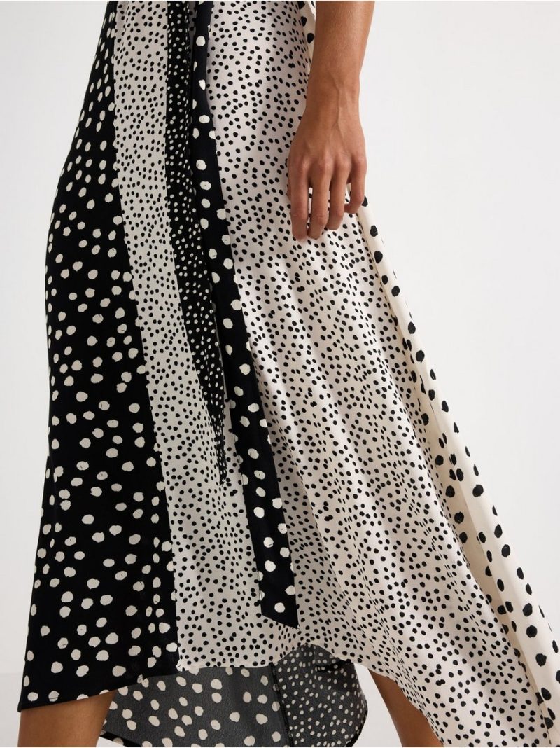 Short-sleeved midi dress - 3012303-80