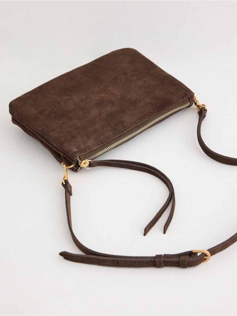 Shoulder bag in suede - 3012307-2590