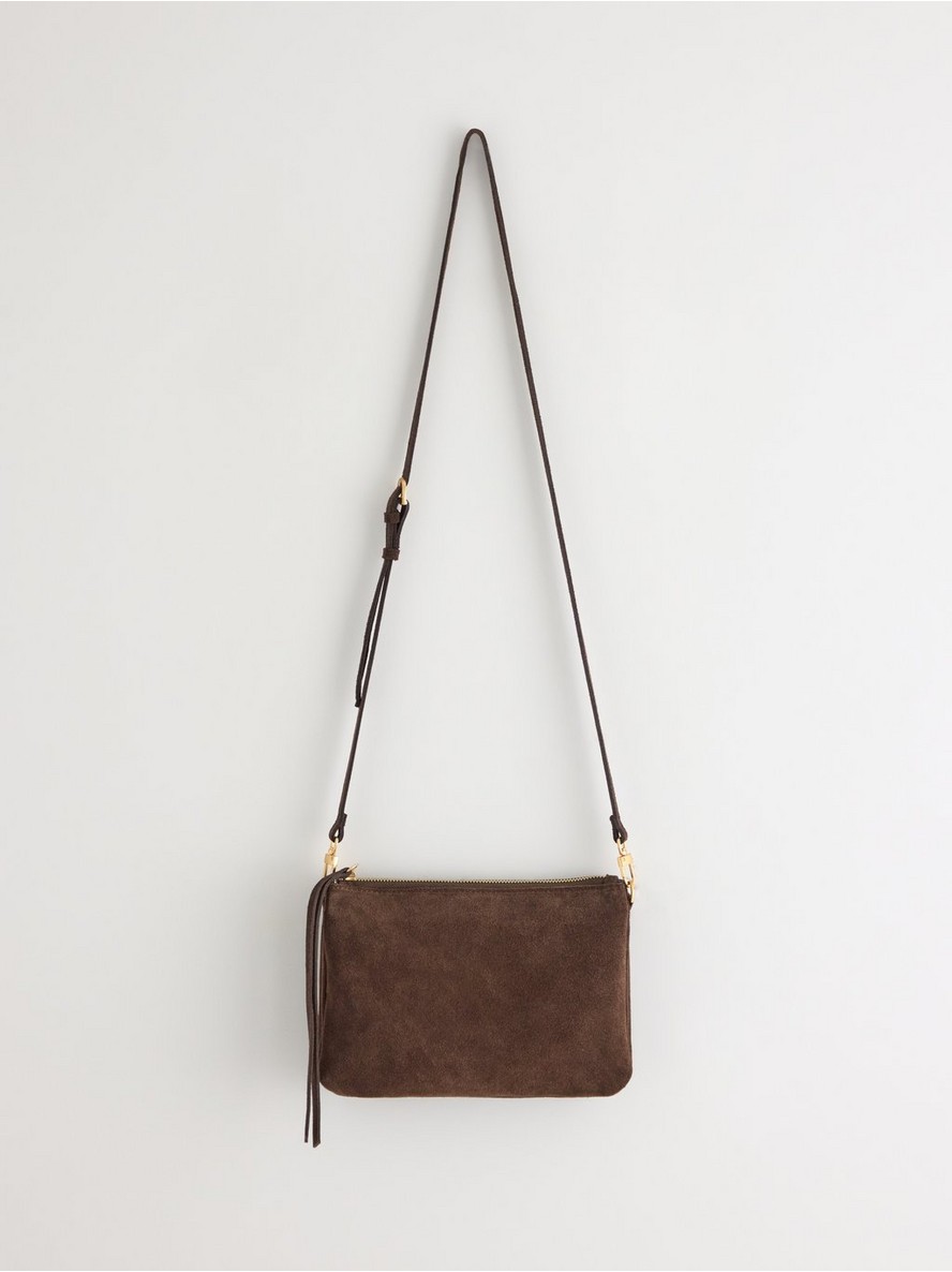 Shoulder bag in suede - 3012307-2590