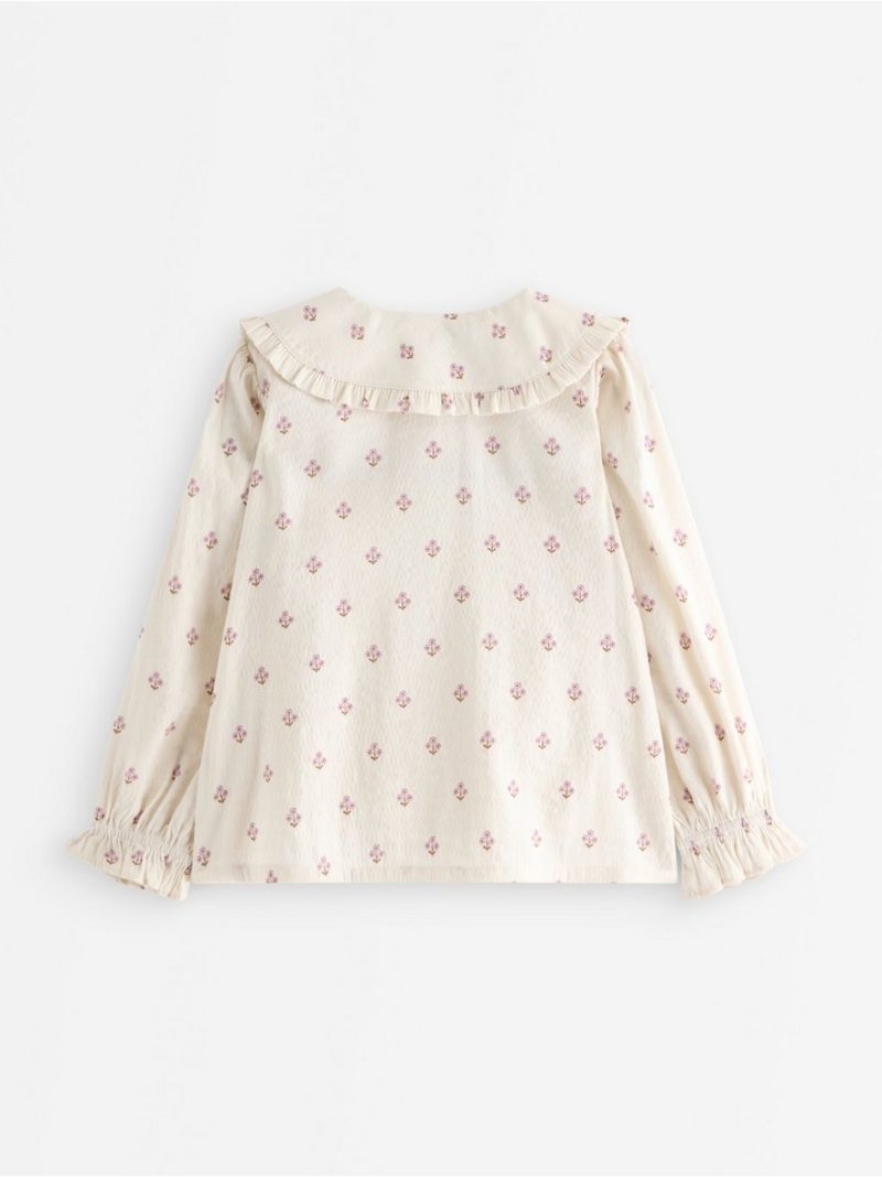Blouse with collar - 3012313-7159