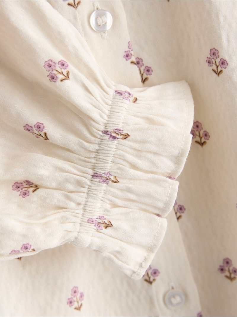 Blouse with collar - 3012313-7159