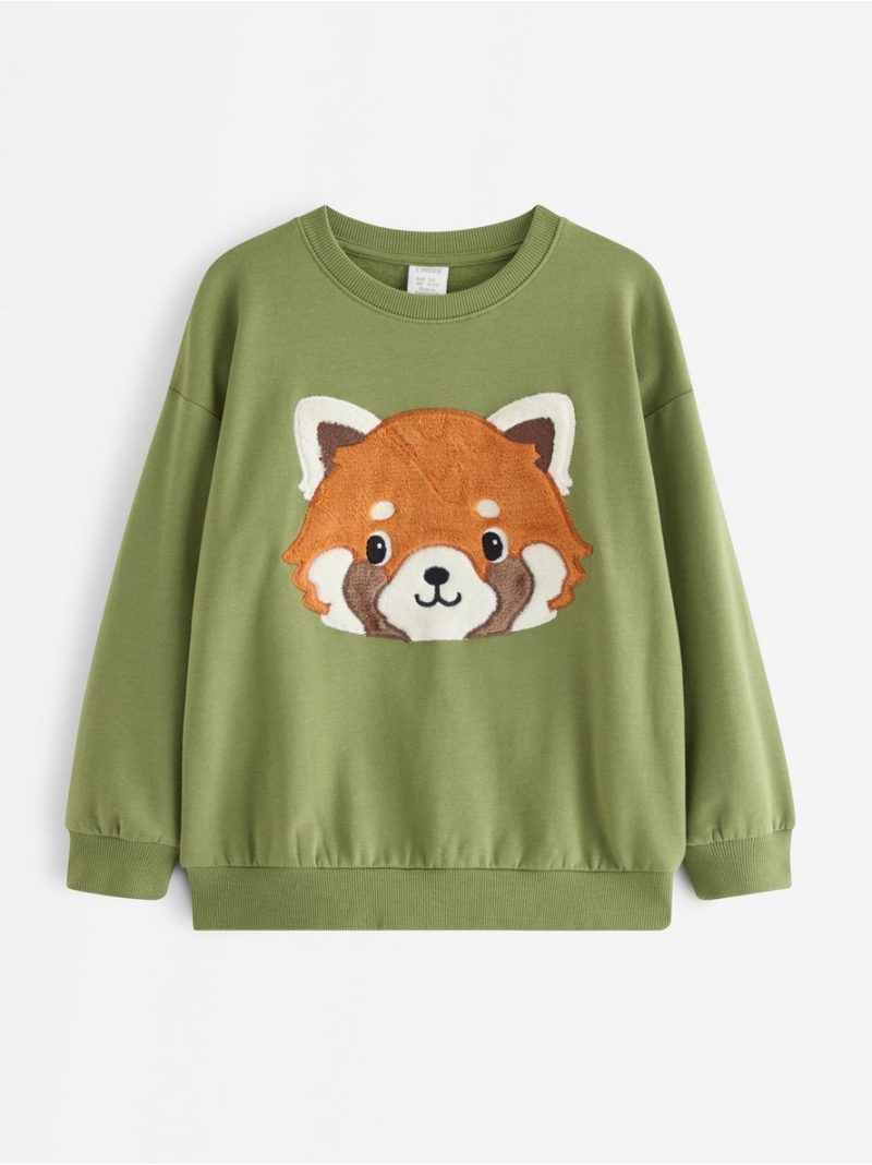 Sweatshirt with brushed inside - 3012320-9415