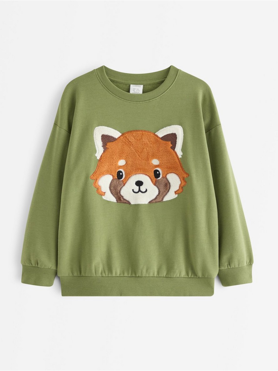 Sweatshirt with brushed inside - 3012320-9415