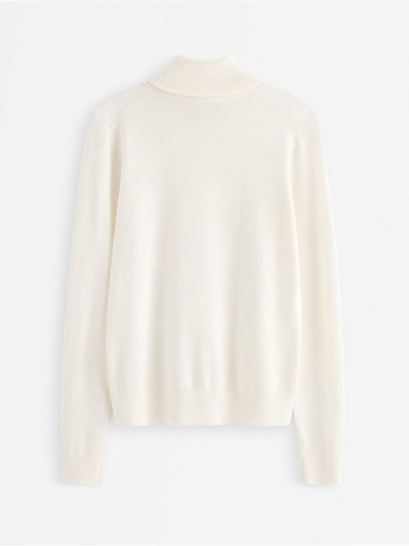 Fine-knit jumper with roll neck - 3012351-300
