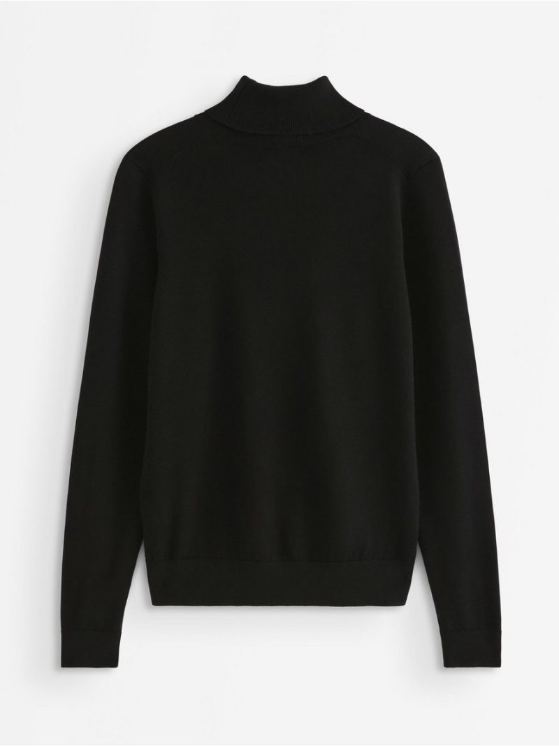 Fine-knit jumper with roll neck - 3012351-80