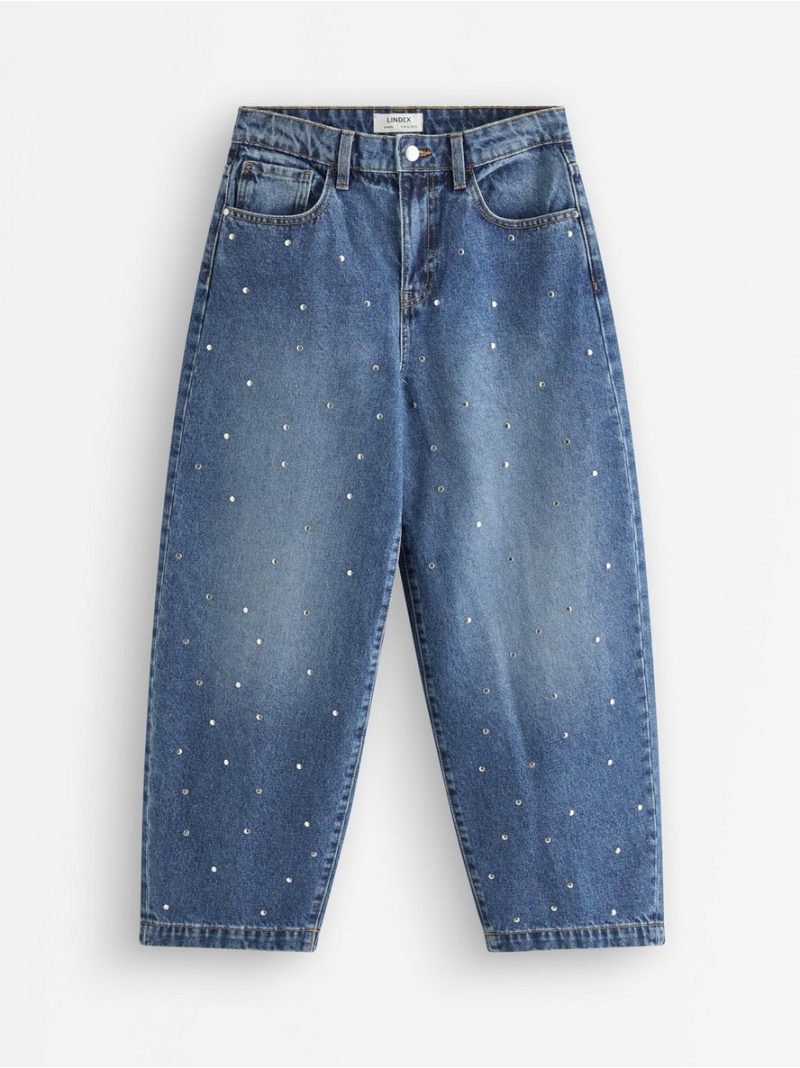 BARREL jeans with ankle length - 3012364-3461