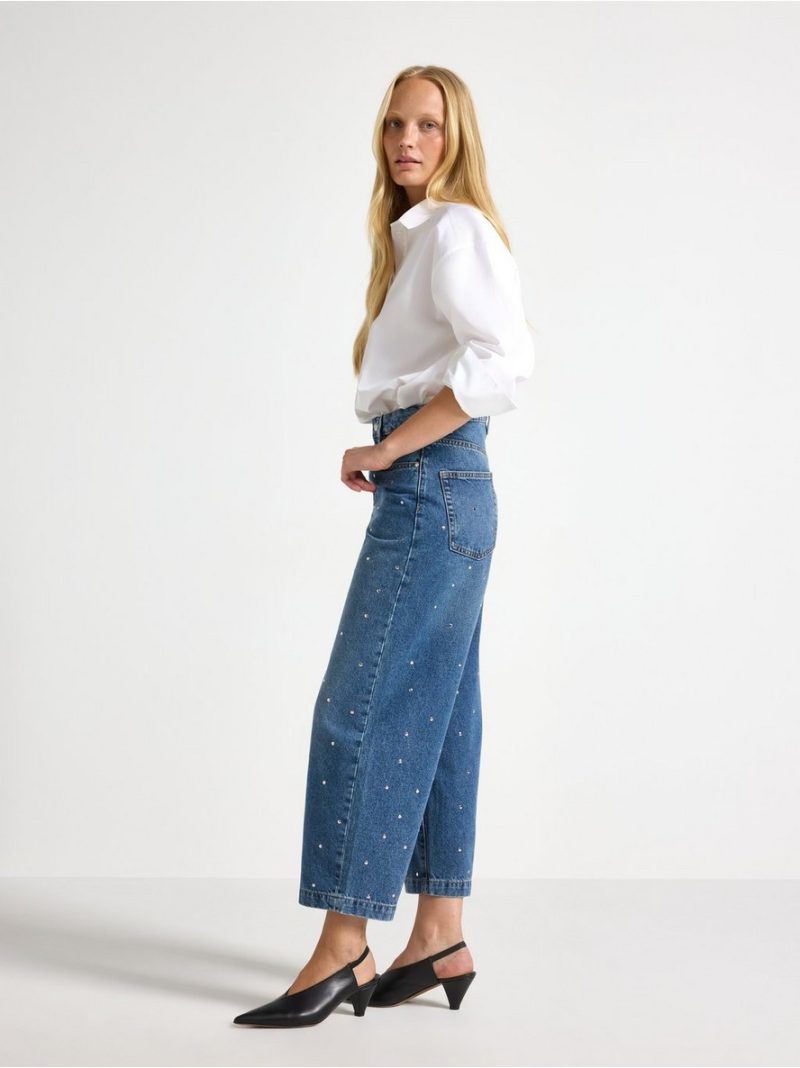 BARREL jeans with ankle length - 3012364-3461