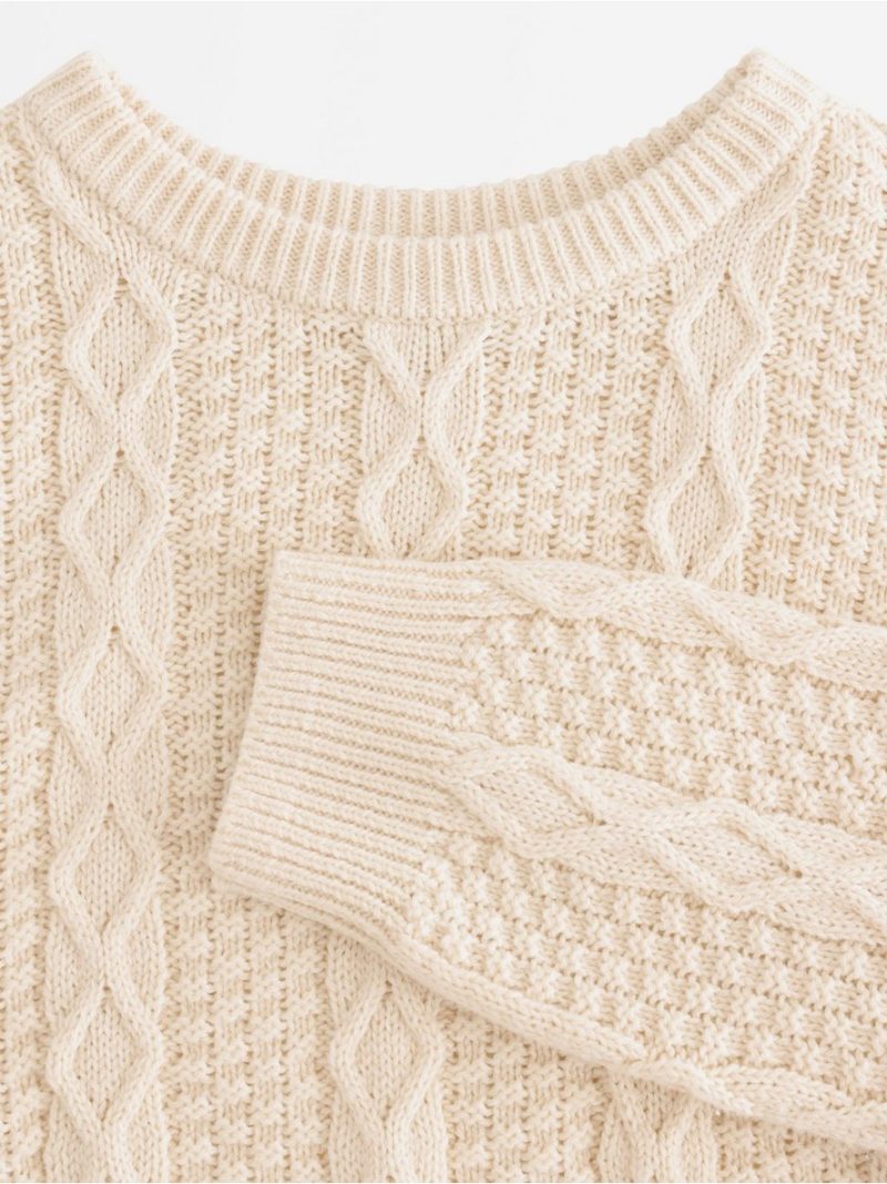 Cable-knit jumper - 3012368-7458