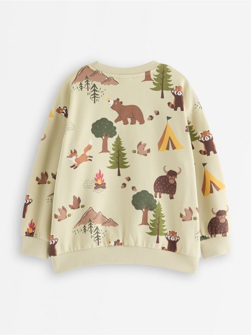 Sweatshirt with brushed inside - 3012396-2415
