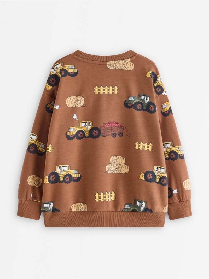 Sweatshirt with brushed inside - 3012397-2735