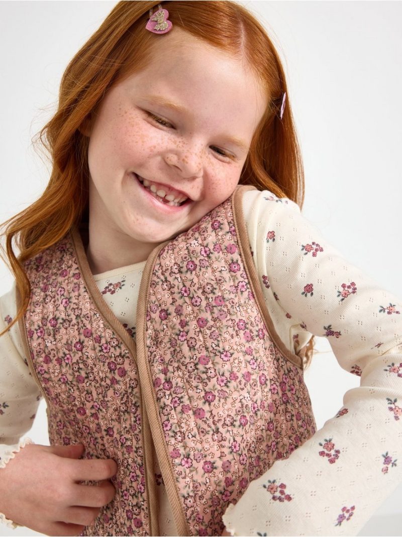 Quilted vest - 3012406-8493