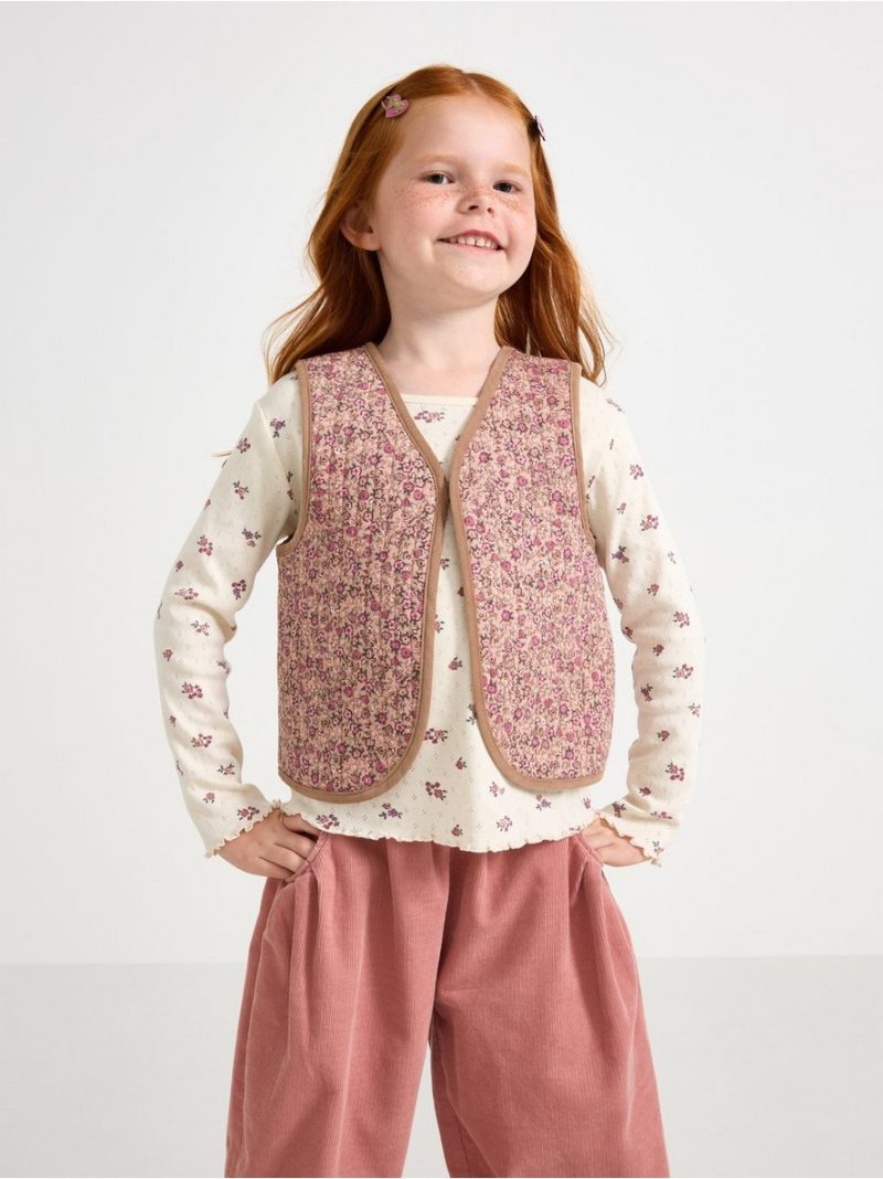 Quilted vest - 3012406-8493