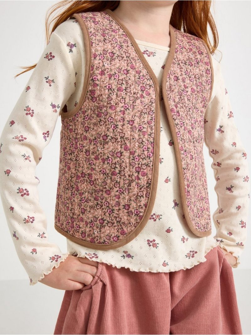 Quilted vest - 3012406-8493