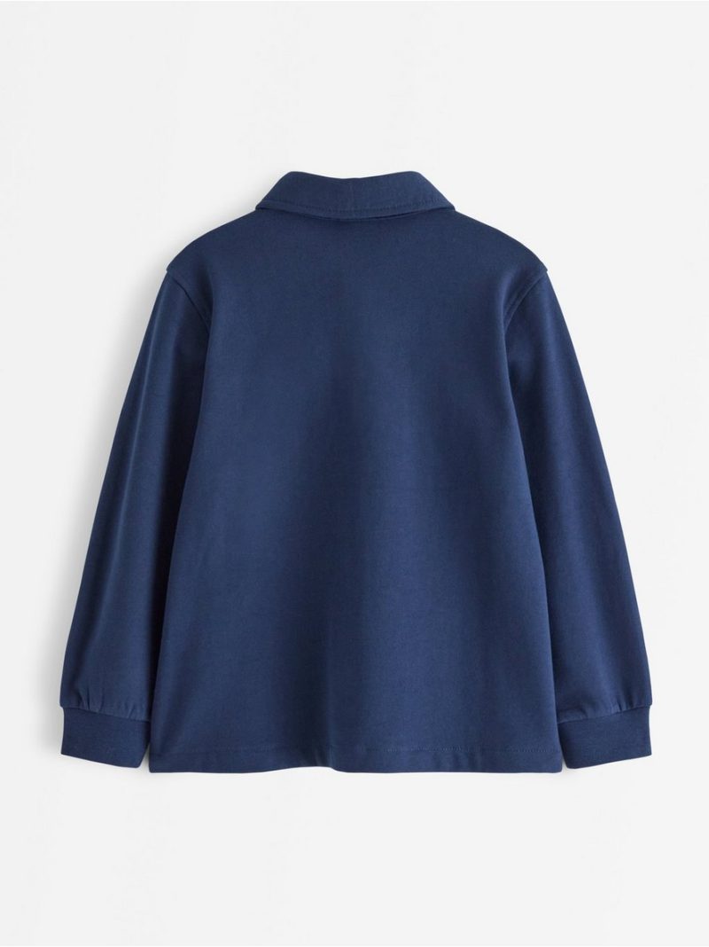 Long-sleeved jersey shirt with brushed inside - 3012419-6842
