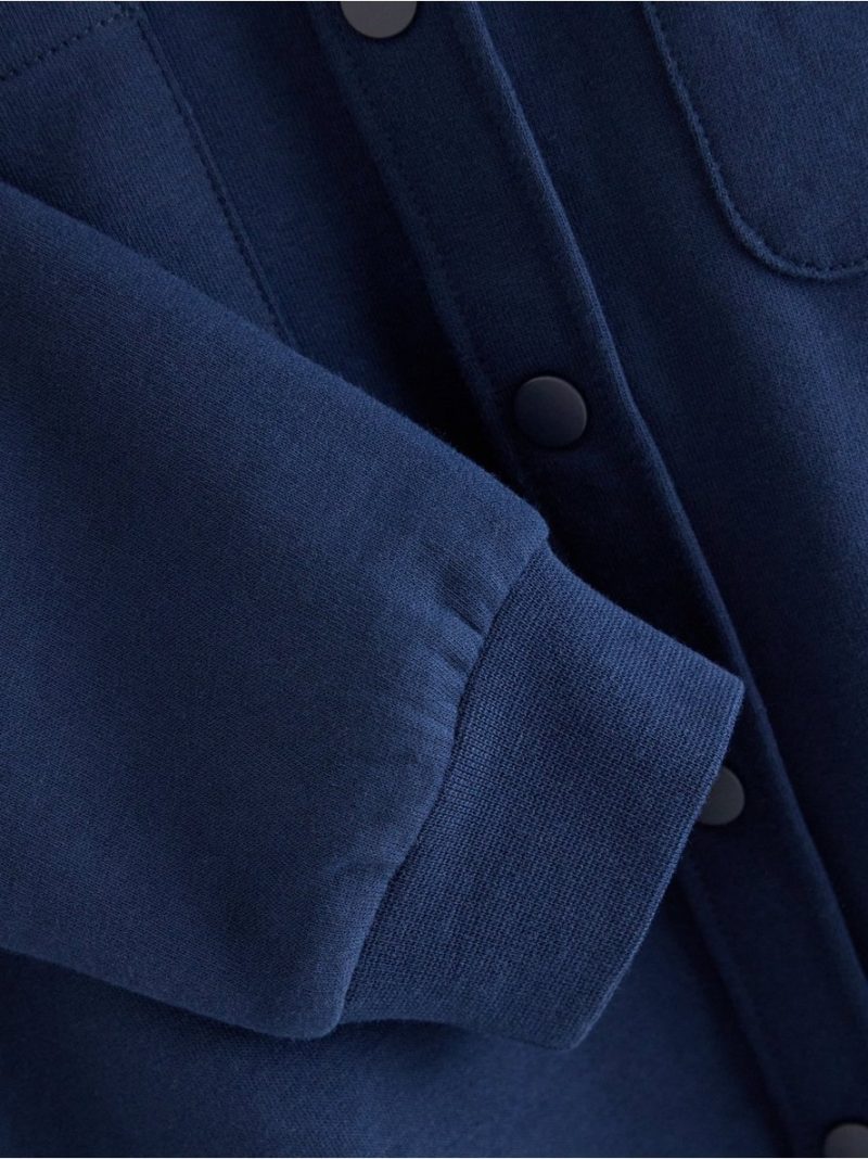 Long-sleeved jersey shirt with brushed inside - 3012419-6842
