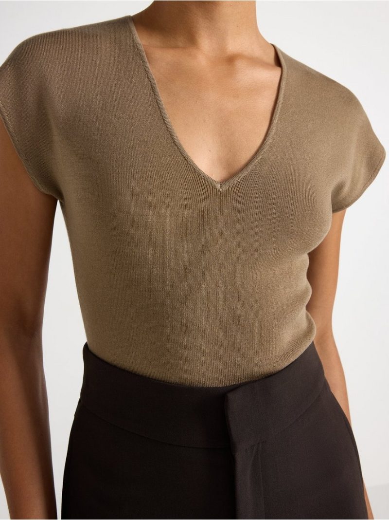 Fine-knit top - 3012452-7374