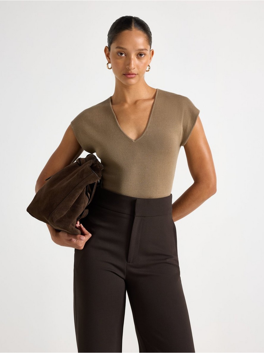 Fine-knit top - 3012452-7374