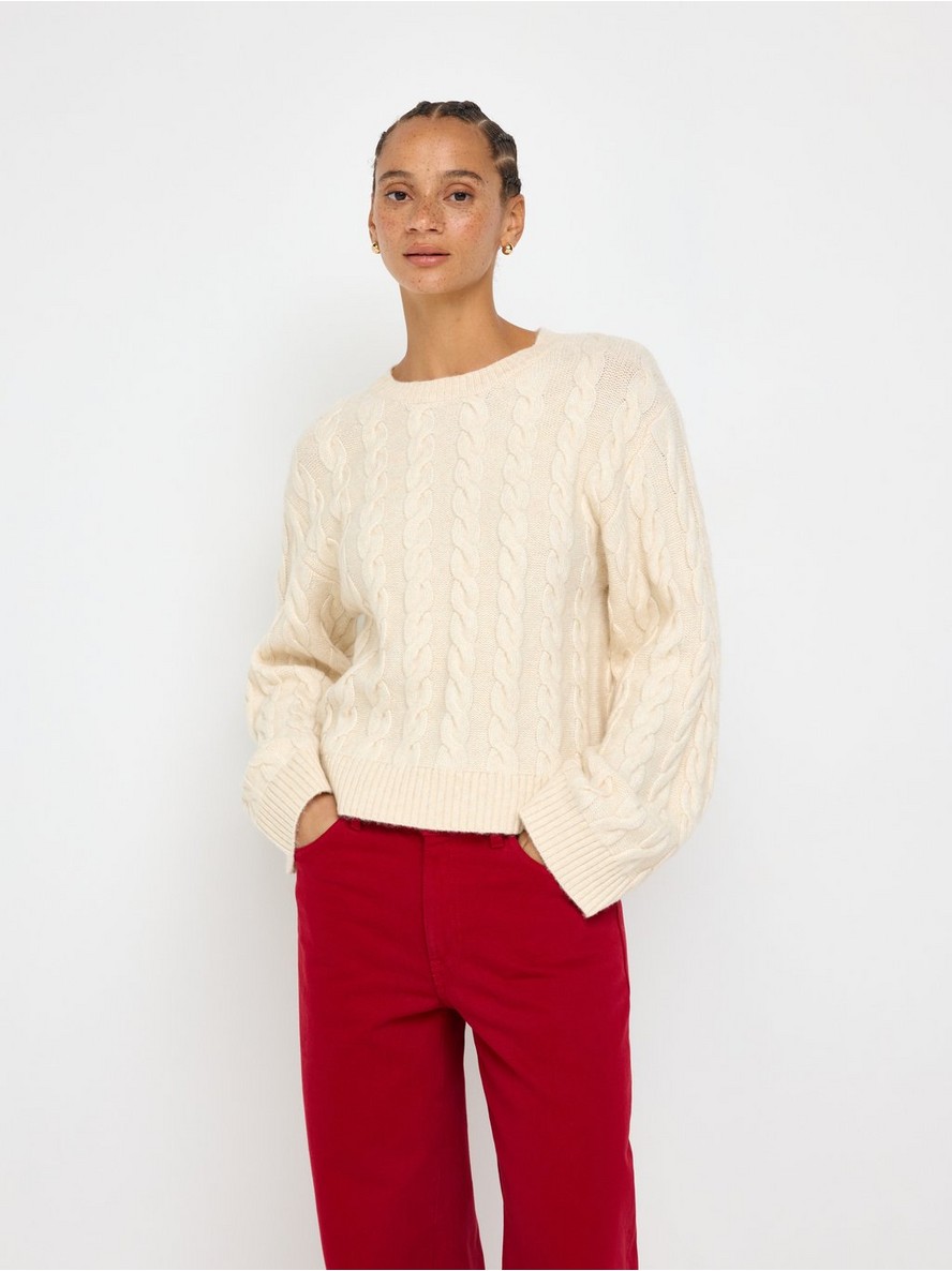 Cable-knit jumper - 3012456-1480