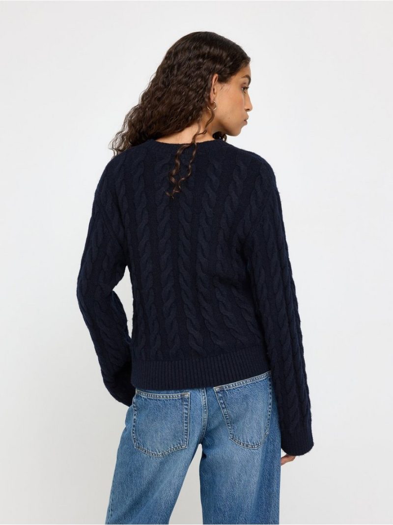 Cable-knit jumper - 3012456-8209
