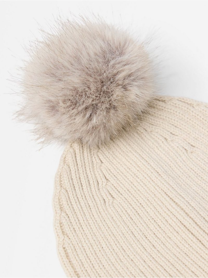 Beanie with pom pom - 3012478-1230