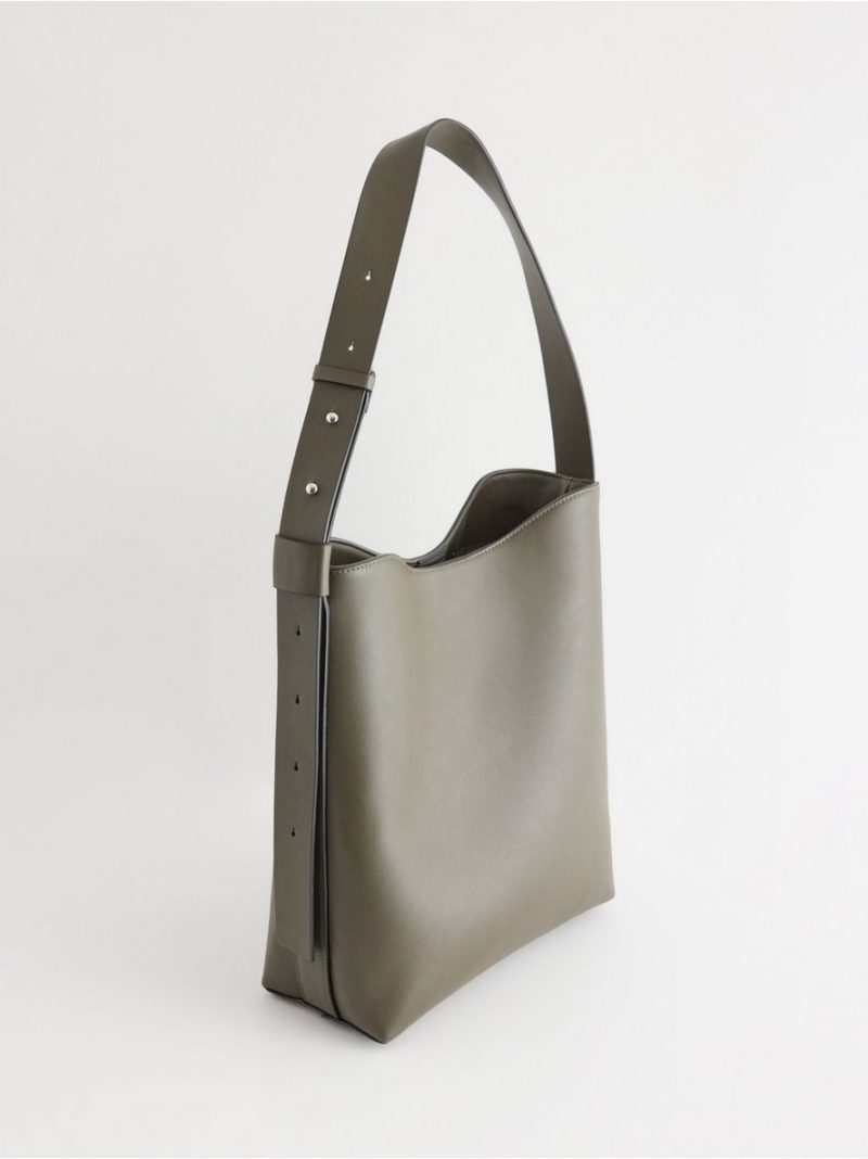 Shopper in imitation leather - 3012493-1945