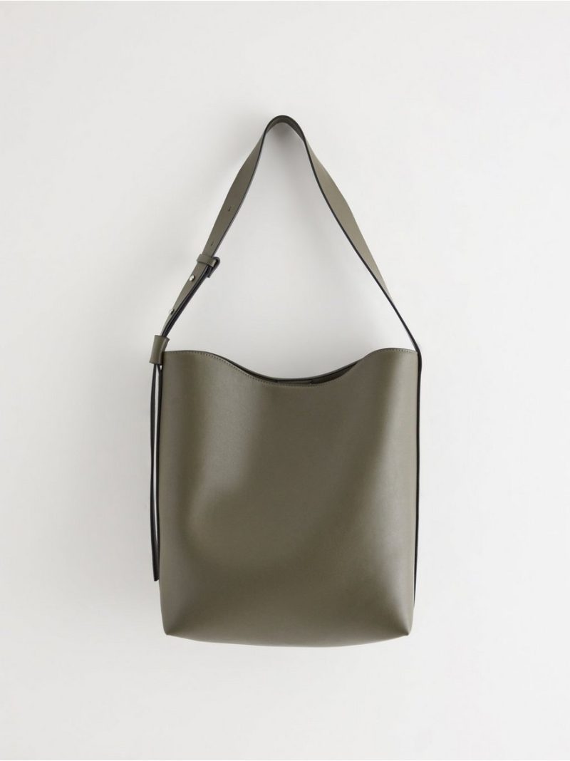 Shopper in imitation leather - 3012493-1945